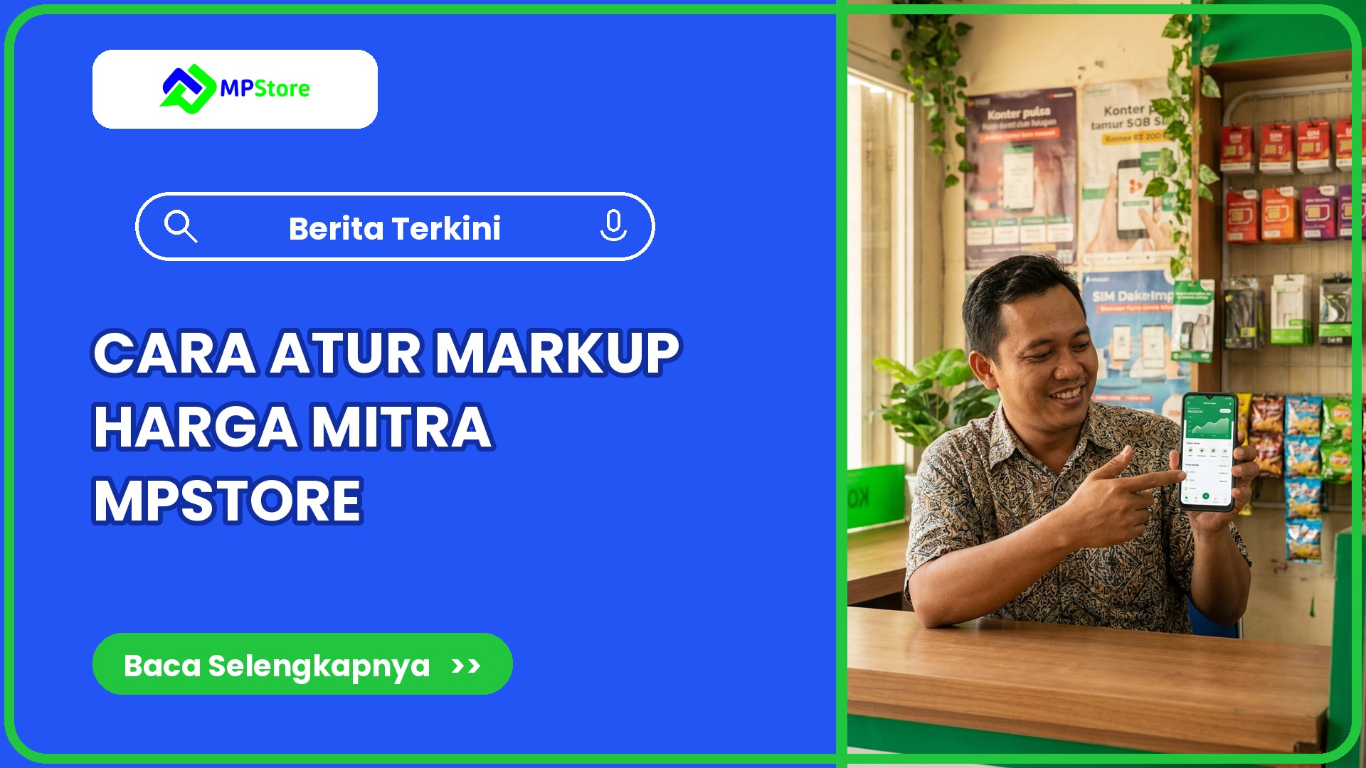 Cara Mengatur Markup Harga Mitra MPStore