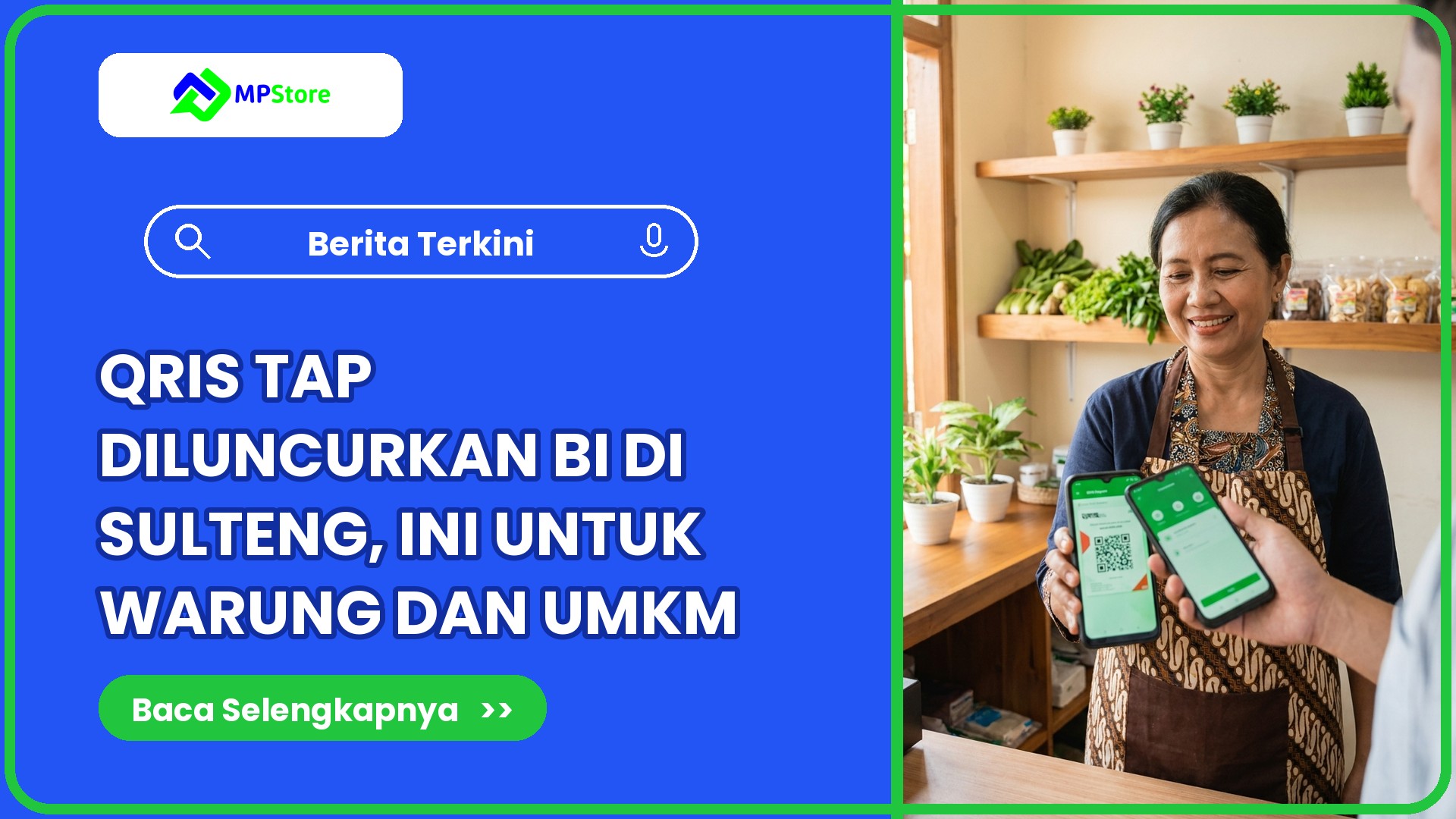 QRIS TAP Diluncurkan BI di Sulteng, Ini untuk Warung dan UMKM