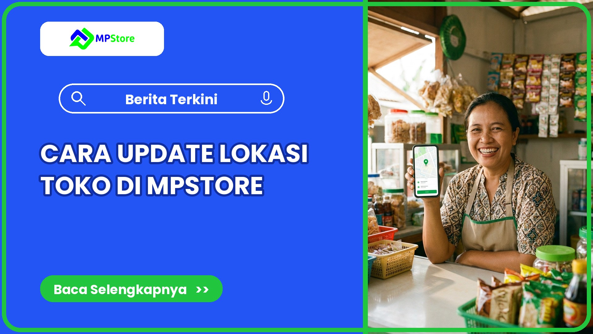 Cara Update Lokasi Toko di MPStore Biar Gampang Ditemukan Pembeli