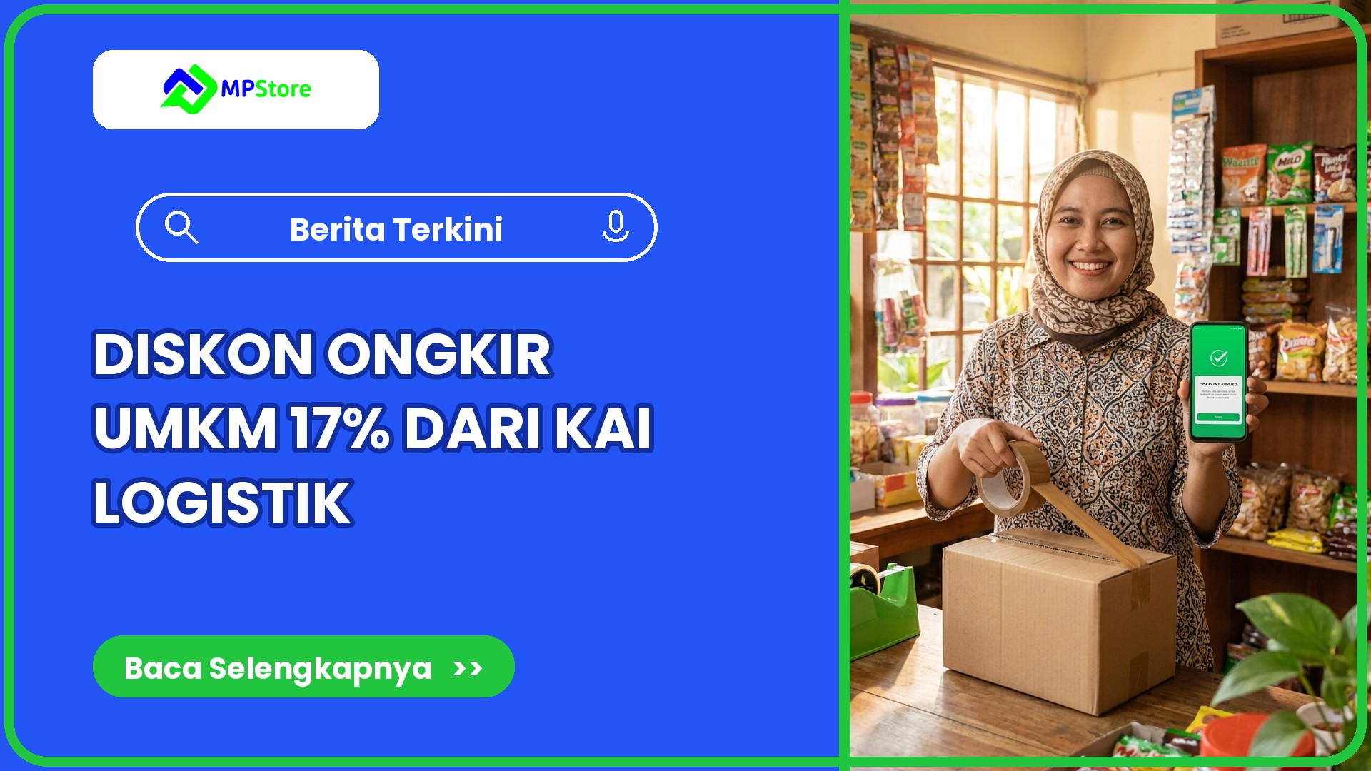 Diskon Ongkir UMKM 17% dari KAI Logistik Agustus 2026, Ini Untungnya buat Warung