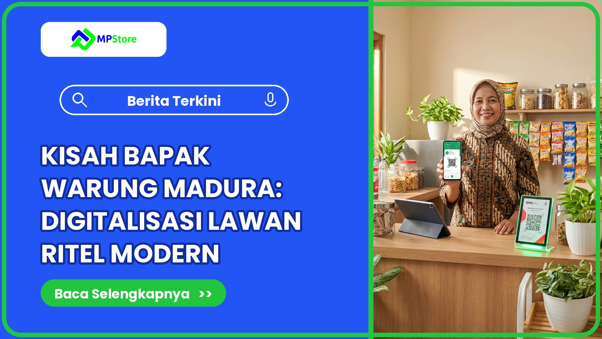 Kisah Bapak Warung Madura: Digitalisasi Bikin Warung Madura Tak Kalah dari Ritel Modern