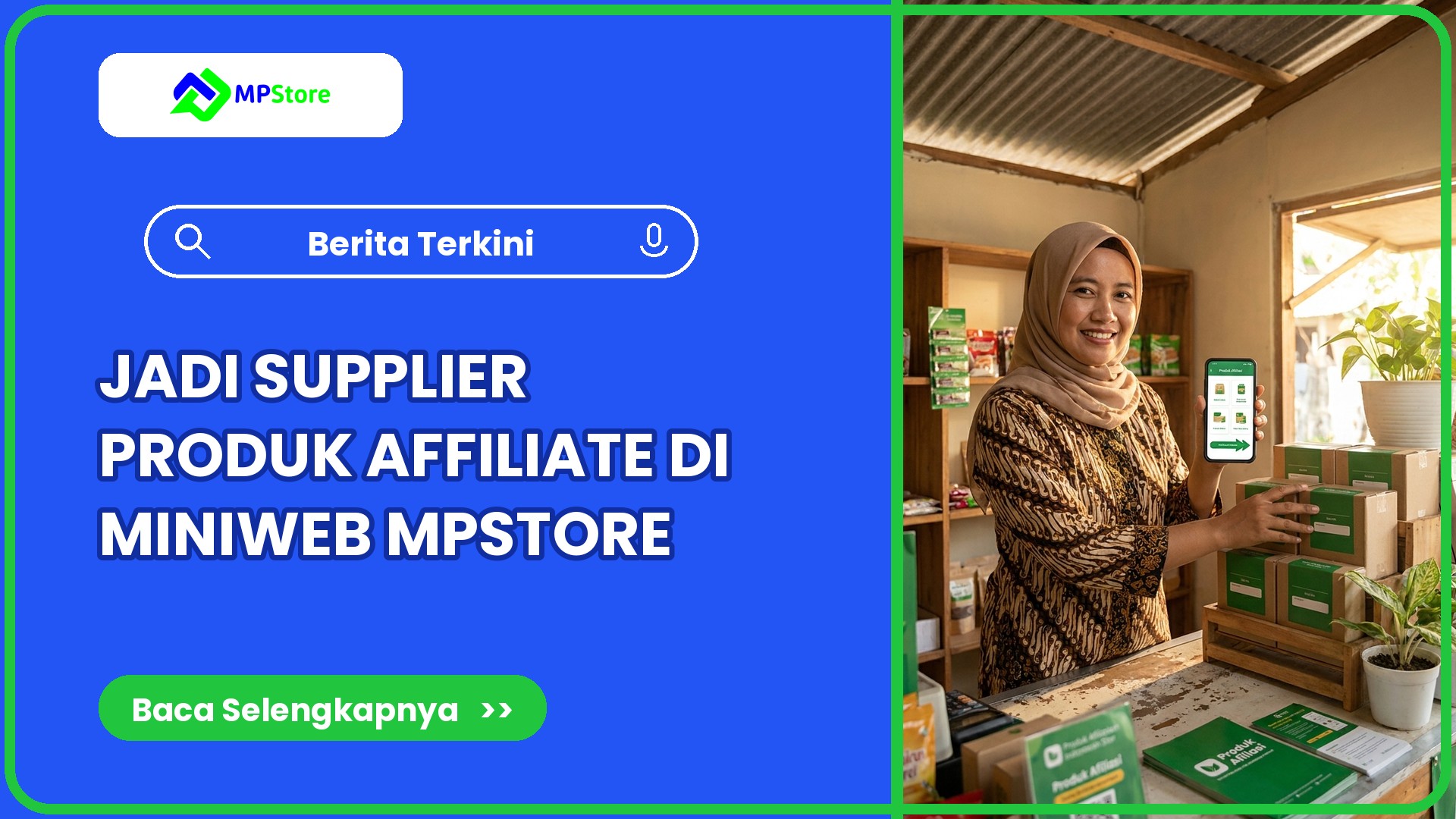 Bagaimana Cara Menjadi Supplier Produk Affiliate di Miniweb MPStore?
